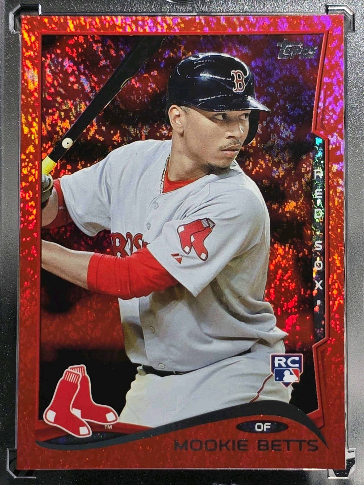 2014 Topps Update Red Foil Mookie Betts RC #US-26 Boston Red Sox