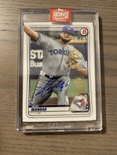 2023 Topps Archives Signature Series Alek Manoah Auto /92 Blue Jays SP