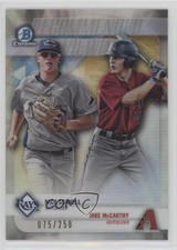 2018 Bowman Draft Recommended Viewing Refractor Jake McCarthy Nick Schnell 2a9