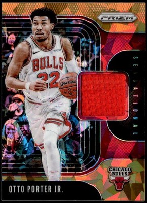 2019-20 Panini Prizm #SS-OPJ Otto Porter Jr. Sensational Jersey Orange Ice E1