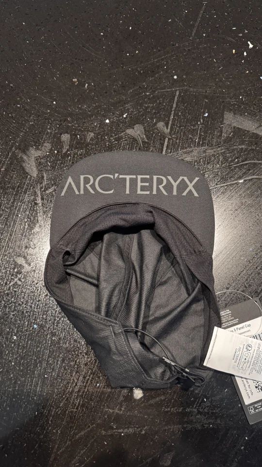 Sombrero Arc’Teryx Aerios 5 paneles negro - seda ártica S/M (nuevo con etiquetas) agotado Foto 2 de 4