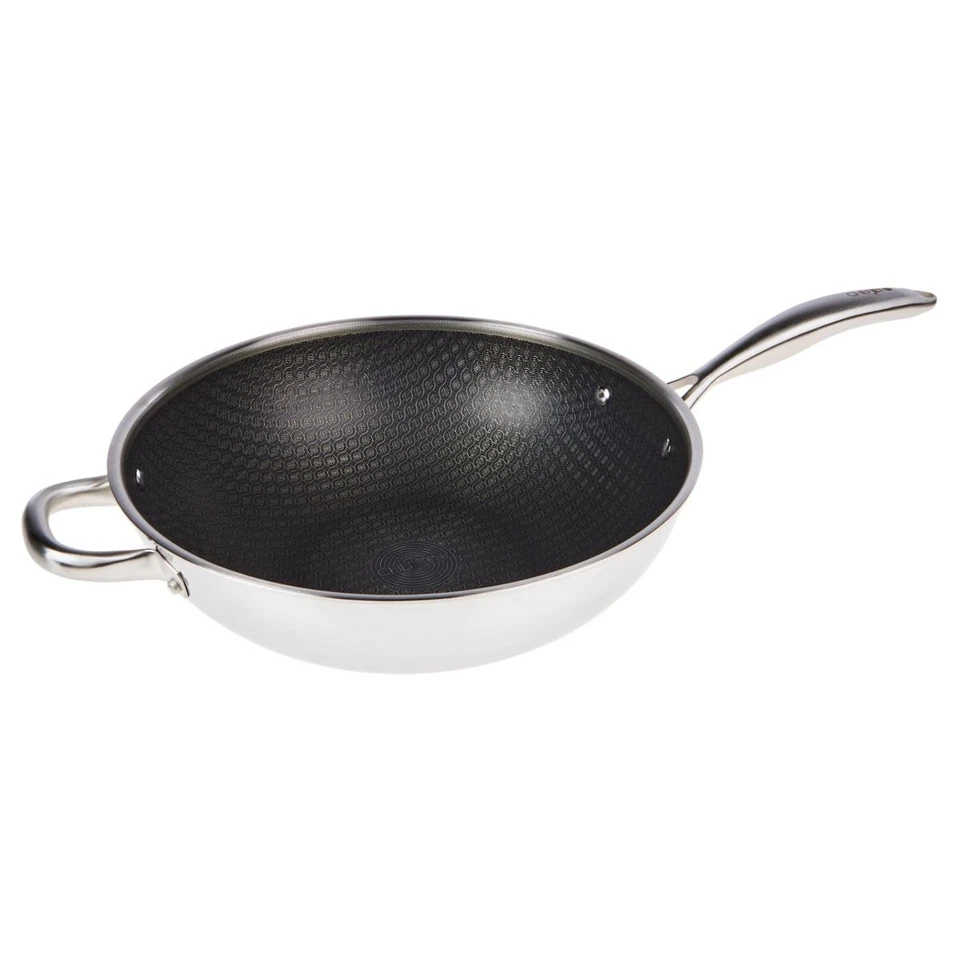 Chef Jet Tila Hybrid Nonstick Stir Fry Pan with Domed Lid - Image 2 of 3