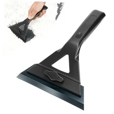 Ice Scraper for Car Windshield, Adjustable PU Blade, Fast and Efficient Car 