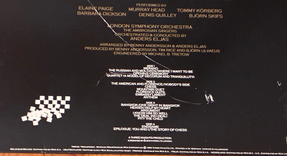 CHESS, Abba's Benny & Björn, Tim Rice; RCA PL70500(2); 2 x Vinyl w/ book (1984) - Image 4 of 4