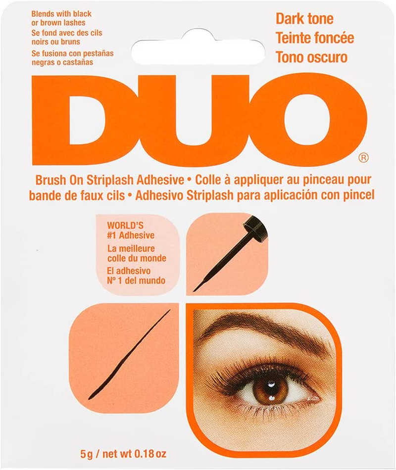 Brush-On Striplash Adhesive Cluster Lash Glue | Strong Eyelash Glue with Lightwe