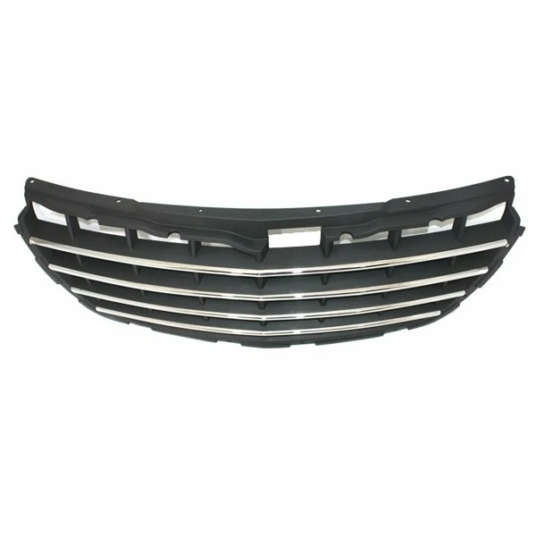 For 04 05 06 Pacifica Front Grille Grill Assembly Gray Shell Chrome Molding Trim - Image 4 of 4