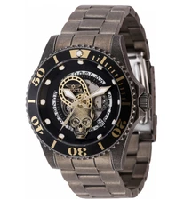Invicta Pro Diver Bronze Reaper Mens 43mm Japan Automatic Distressed Watch 46678