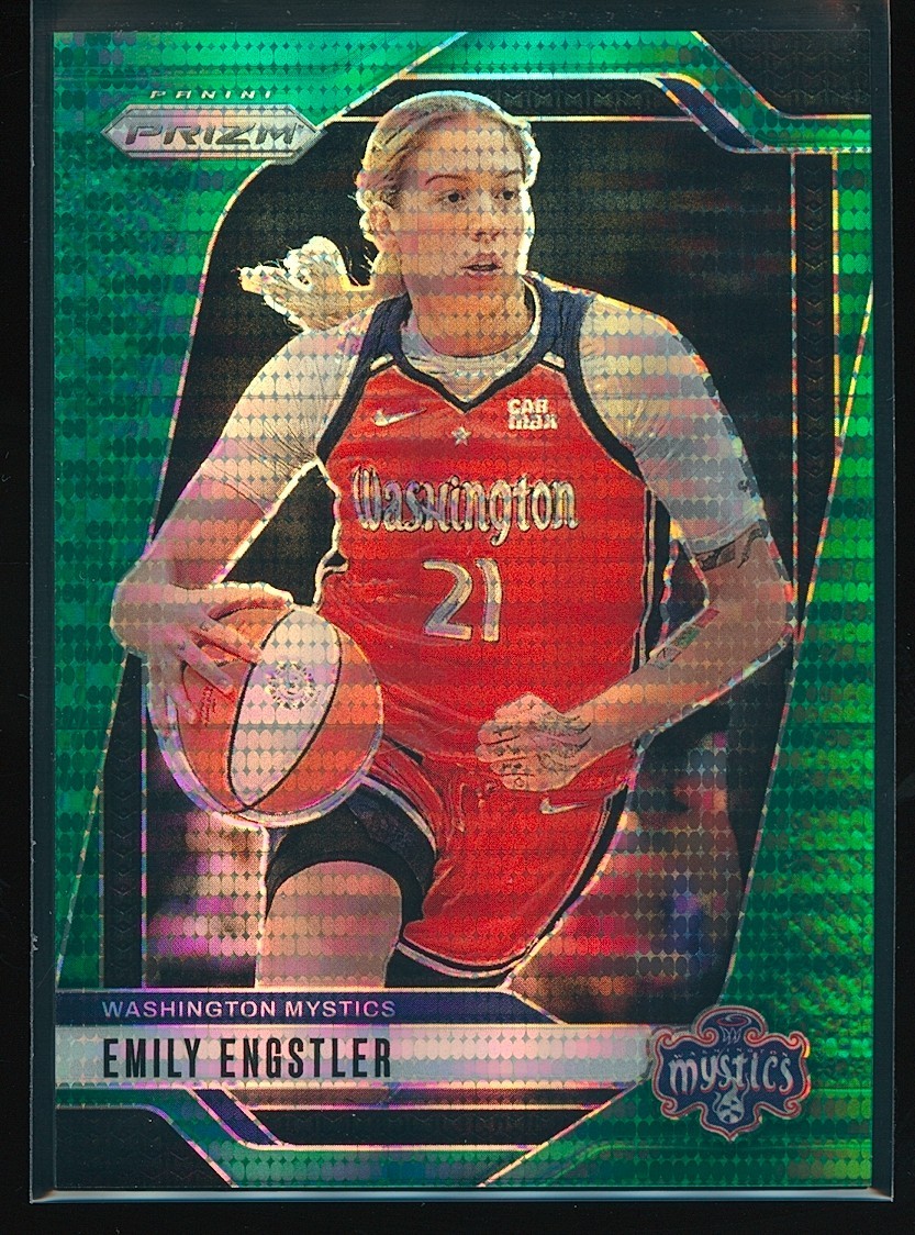 Emily Engstler 2024 Panini Prizm WNBA Green Pulsar Prizm #67 /25