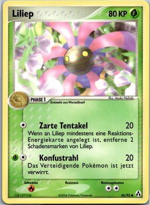 Pokémon Liliep 56/92 EX Legend Maker 2006