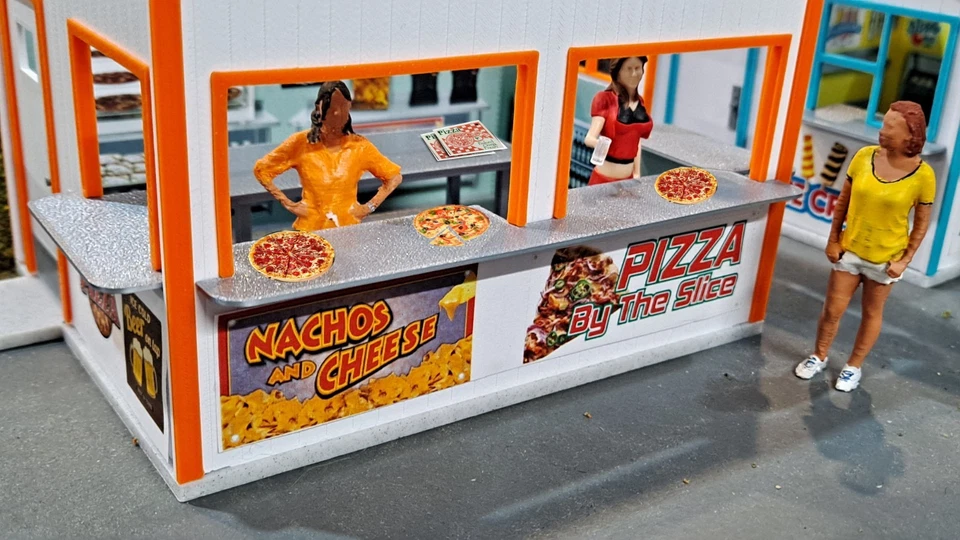 1/32 Scale Concession Building - Pepe's Pizza Pub - Scalextric Carrera SCX - Image 2 of 4