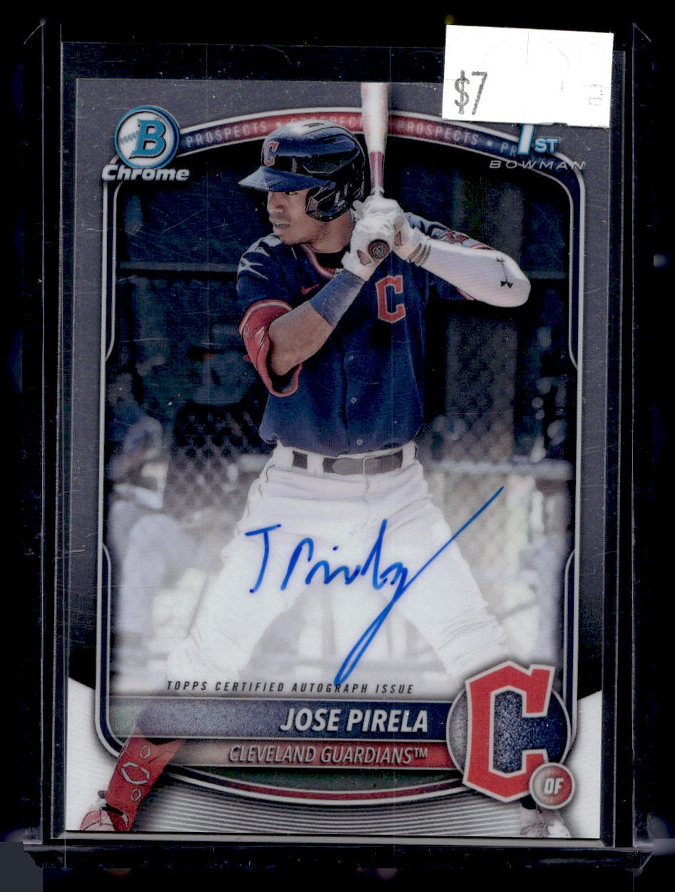 2025 Bowman #CPA-JP Jose Pirela Chrome Prospects Autographs