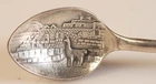 PERU: STERLING SILVER TEASPOON WITH INCA EMBOSSING REF: 8140N