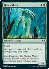 Quick Sliver - Near Mint MTG Commander Masters