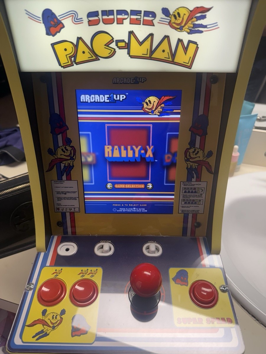 Arcade1Up Super PAC-Man Countercade Arcade Machine (PAC-C-01334