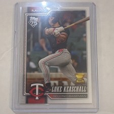 2026 Topps Series 1 Luke Keaschall Minnesota Twins 75th Anniversary Rookie #3