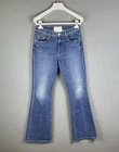 MOTHER SUPERIOR Blue Denim The Weekender Flare Jeans Size 27