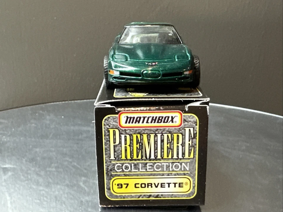 1997 Matchbox "Premiere Collection Corvette" '97 Corvette GREEN METALLIC - Image 2 of 4