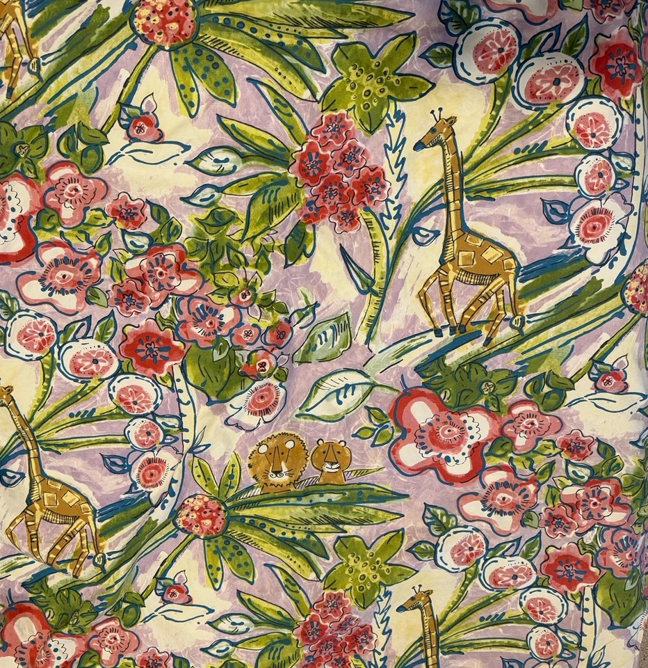 Manta Edredón Acolchada Pesada Hecha a Medida 76x66 Púrpura Terciopelo Estampado Selva Foto 3 de 4