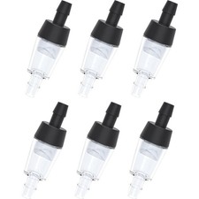 Aquarium Air Pump Check Valves, 6 Pack Plastic Valves for Preventing Backflow