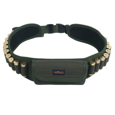 Jagd Patronengürtel Nylon Grün 12/16/20 Gauge 20 Schuss Tasche Verstellbar