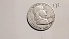 FRANKLIN HALF DOLLAR, 1952-P, 90% SILVER, ---117