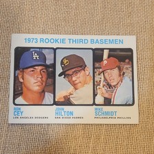 Topps 1973 Rookie Third Basemen#615 Mike Schmidt/Cey/Hilton Philadelphia 