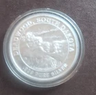 American Wildlife Series Deadwood South Dakota .999 Pure Silver Round