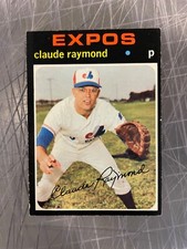 1971 TOPPS #536 CLAUDE RAYMOND MONTREAL EXPOS BASEBALL CARD NM