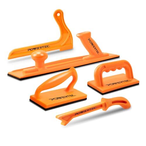 POWERTEC Push Block and Push Stick Set Fits Table Saws, Router Tables, Band 