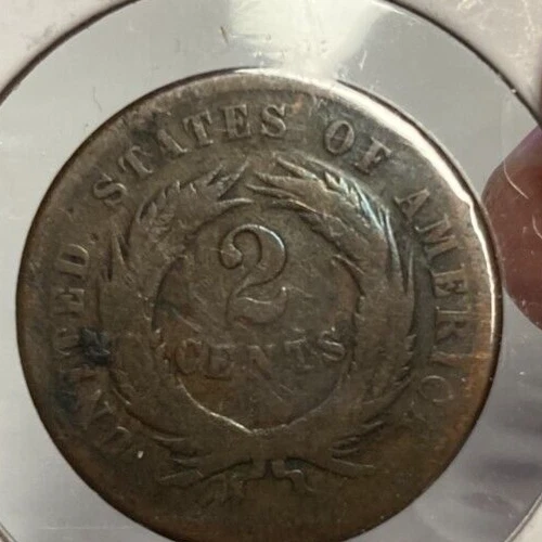 1864 2¢ Coin 1315 - Image 2 of 2