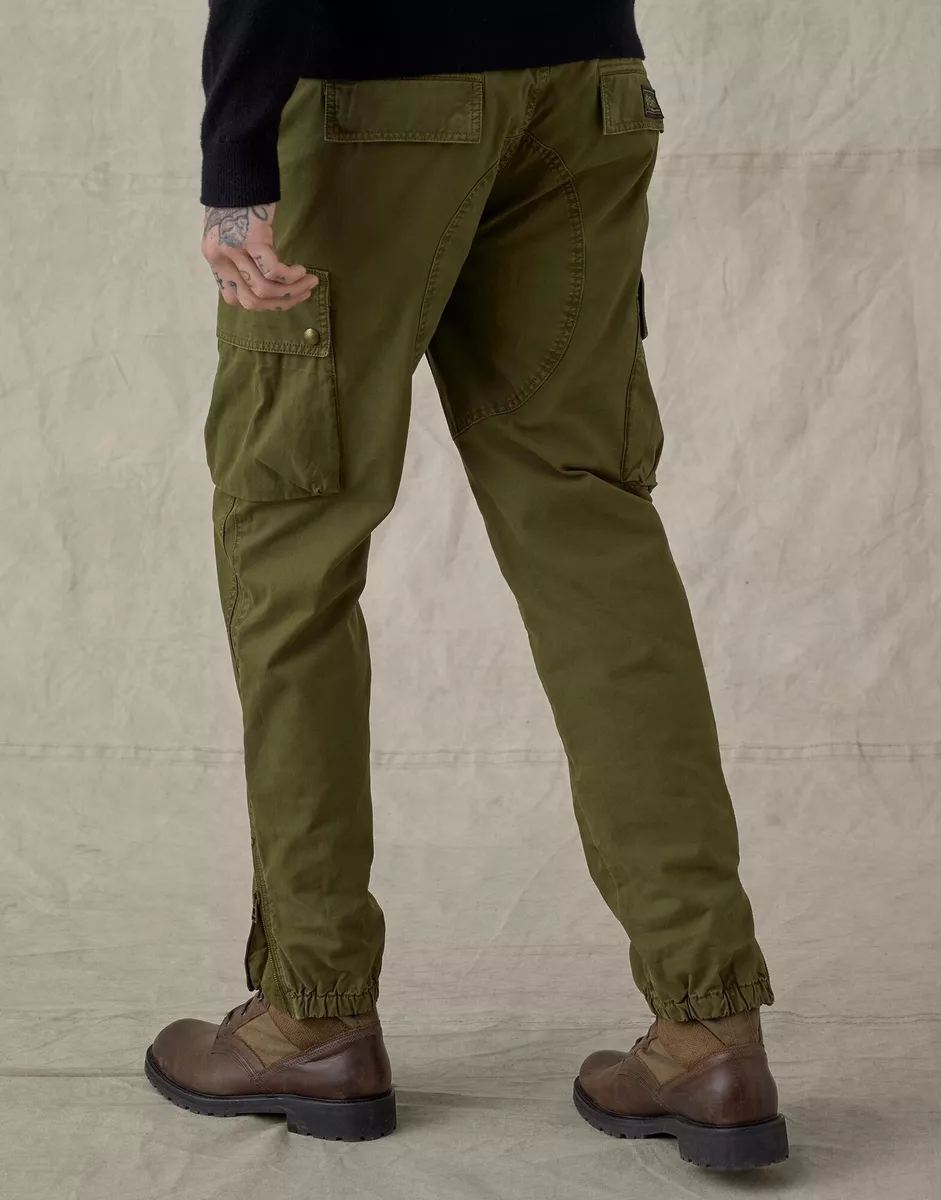 Belstaff Mens Trialmaster Cargo Pants Salvia Green W31 L33 RRP £195