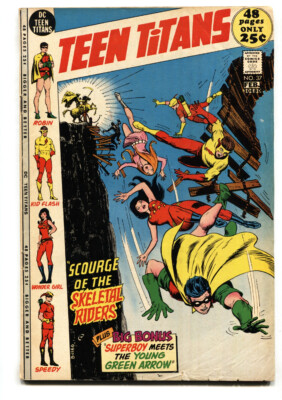 Teen Titans #37 Comic Book DC 1972-Robin-Wonder Girl | eBay