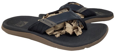 Reef Men's Santa Ana Slip On Comfort Flip Flop Sandals Black Size:9 167O