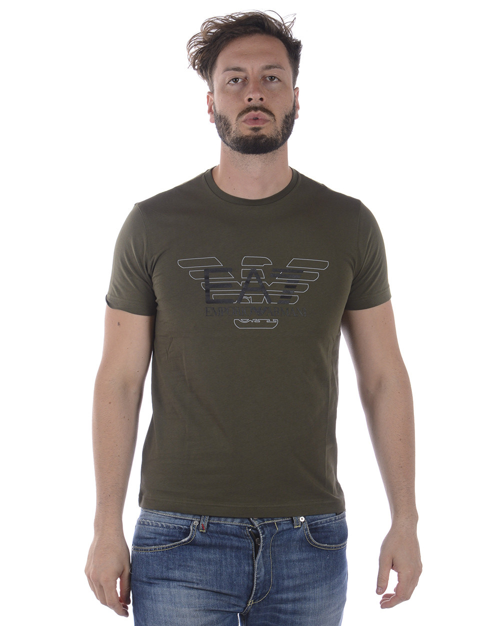 Emporio Armani EA7 T-Shirt Sweatshirt Sz. XL Man Gre 3ZPT45PJ30Z-1852 PUT OFFER Emporio Armani EA7 T-Shirt Sweatshirt Sz. XL Man Gre 3ZPT45PJ30Z-1852 PUT OFFER