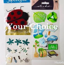 Jolee  s Stickers Being Green Lady Bug Gardening Watering Khaki Starflower