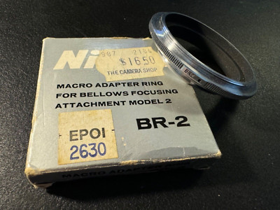 Bellows Reverse Lens Nikon Nikkor BR-2 Lens reversing Ring - Reverse Mount 52mm diameter for ...