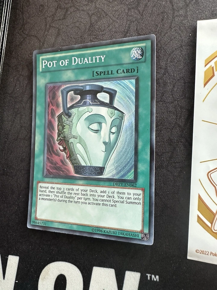 Yugioh Pot Of Duality DREV-EN062 Secret Rare Unlimited 143💎NM💎 - Image 3 of 4