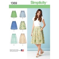 Simplicity 1369 Damen RöCke Schnittmuster GrößEn 6-14 & 14-22, Skill: Average