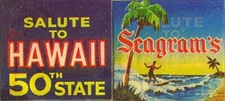 Say SEAGRAM'S and be Sure - A Salute to HAWAII Small VARI-VUE Lenticular 1