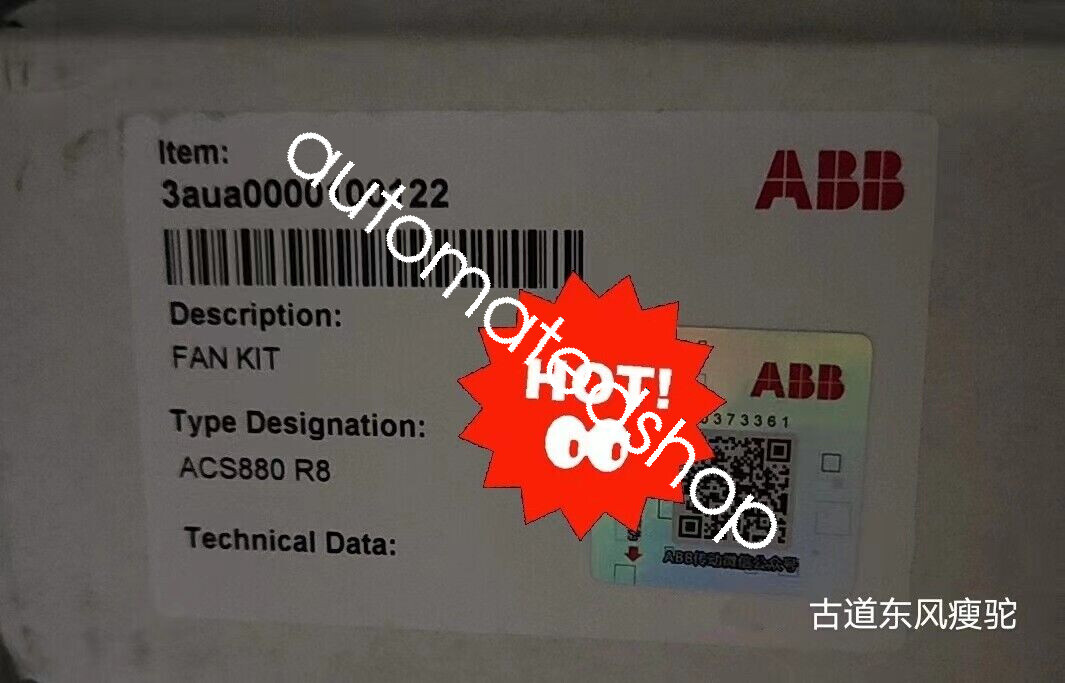 1PCS NEW ABB ACS880 R8 3AUA0000100122 fan Shipping DHL or FedEX | eBay
