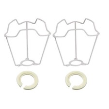 Shade Carrier to Support Table & Floor Lampshade with Duplex Fitting - 2 Pack