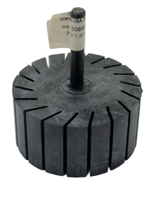Wendt 3'' x 1-3/16'' Rubber Expanding Drum 1/4'' Shank