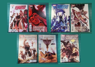 Squadron Supreme #1-7 (2015) Marvel Comics Alex Ross Hyperion Namor Nighthawk