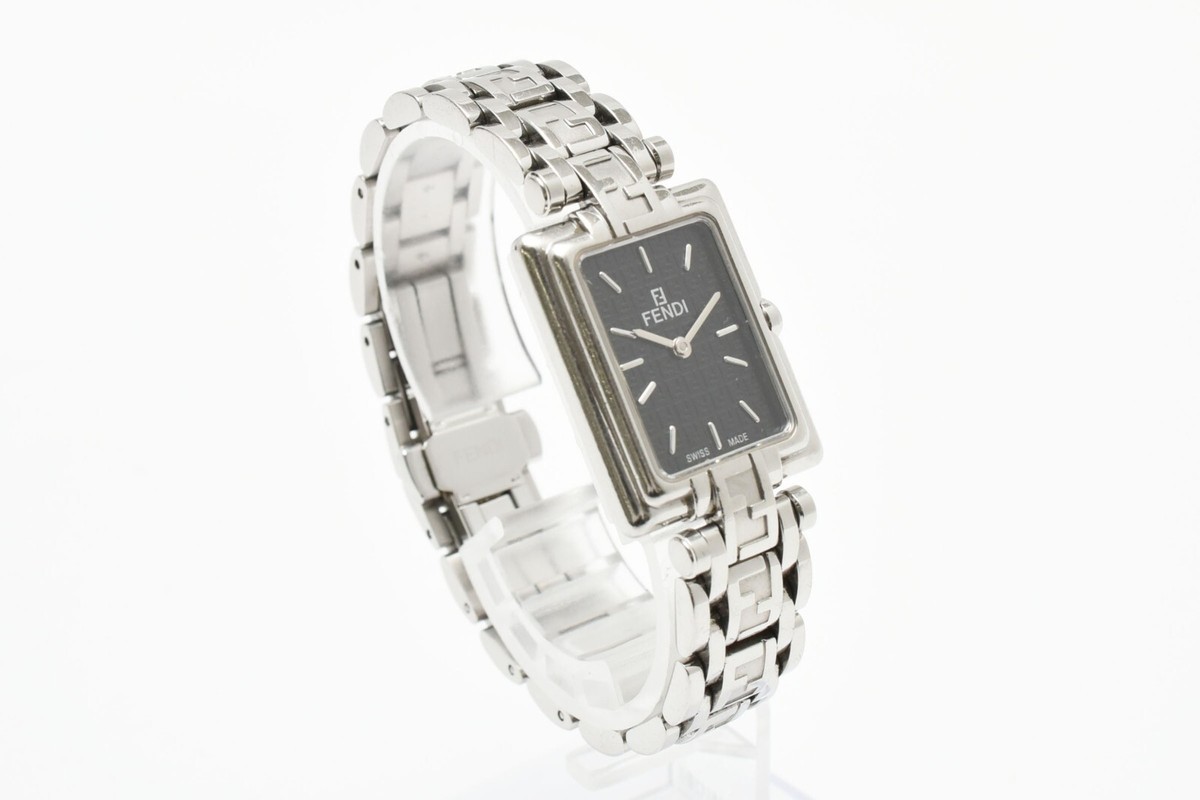 FENDI腕時計 FENDI 7000G Small Seconds Watch 27mm Black Dial Quartz Men's