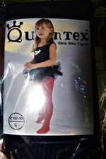 child's tights-navy blue ribbed