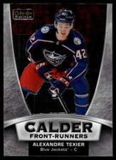 2019-20 O-Pee-Chee Platinum Calder Front-Runners Alexandre Texier Columbus Blue