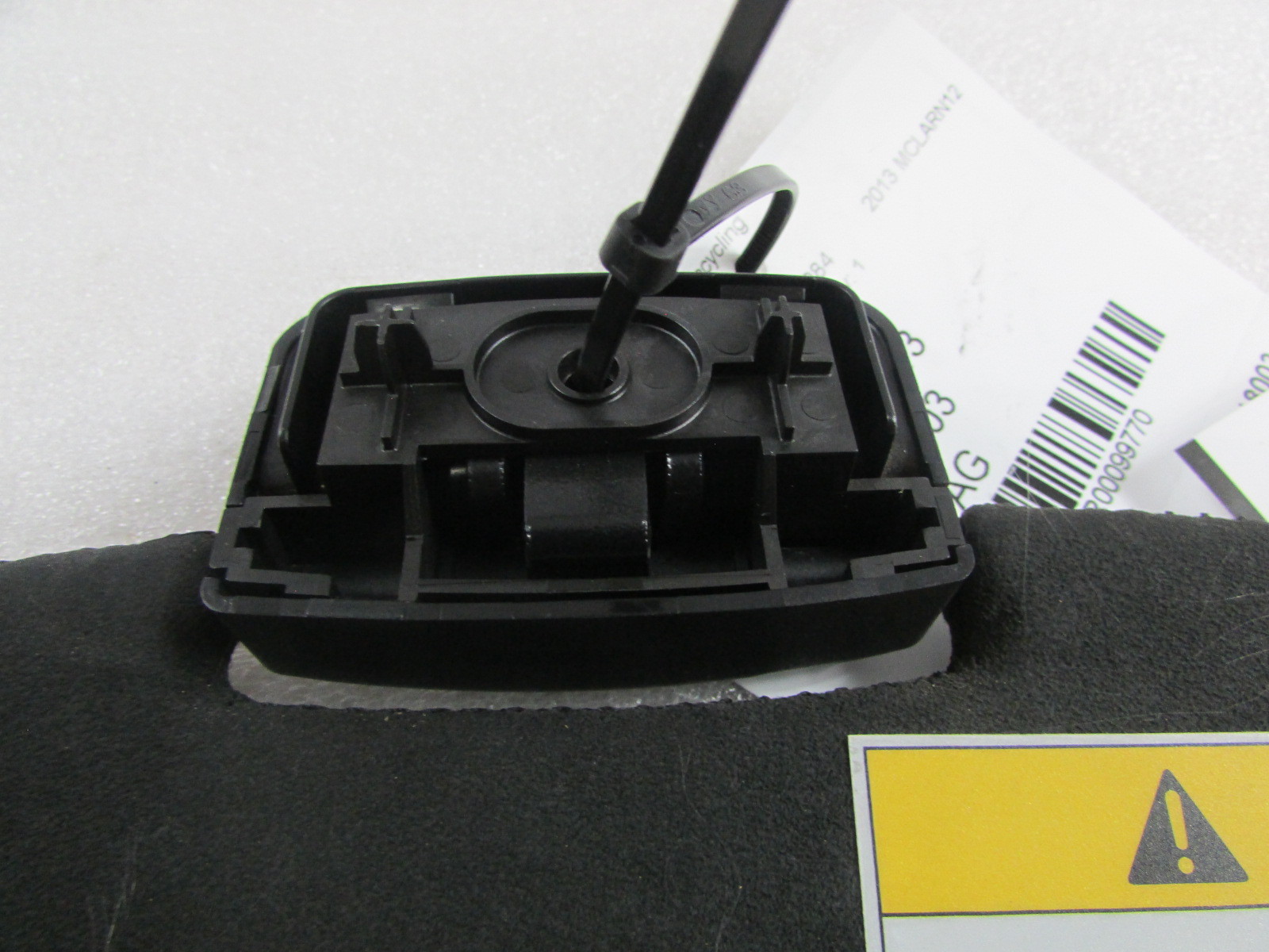 McLaren MP4-12C Spider, LH, Left Sun Visor, Alcantara, Used, P/N 11N3115CP
