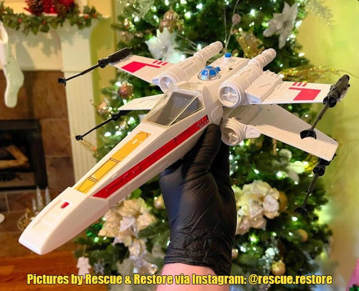 Vintage Star Wars X-Wing Replacement Toy Sticker - Peel & Stick - No Need To Cut - Image 4 of 4