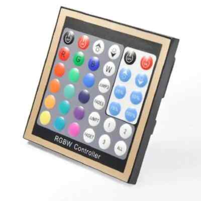LED Touch Panel DMX 512 RGBW Strip Streifen Controller 5-24V Wandschalter RJ45