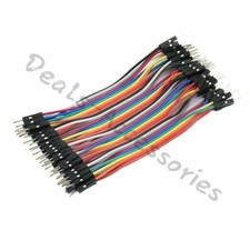 Dupont 10CM Male To Male Jumper Wire Ribbon Cable for Breadboard Arduino 40PCS 